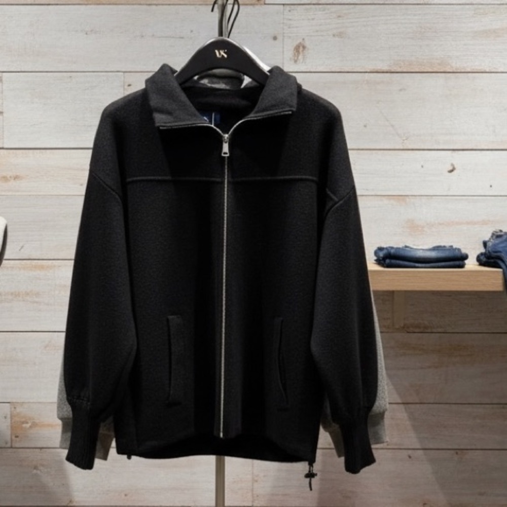 Knitted Black Jacket